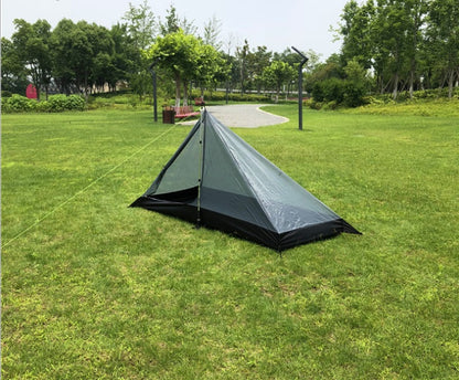 Tente pyramidale de camping portable, équipement de plein air simple, fournitures de camping