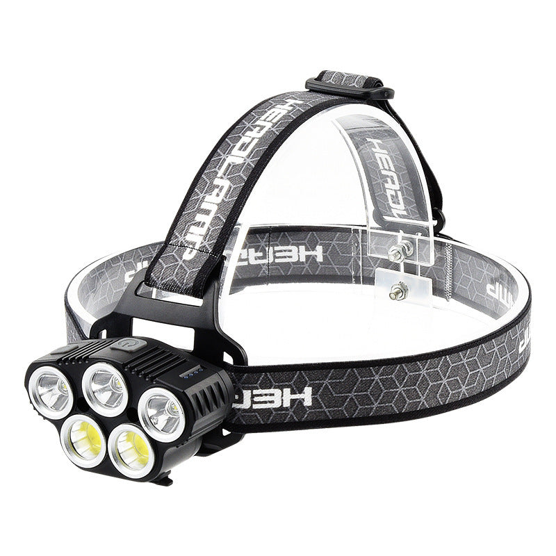 USB Charging Built-in Smart Sensor Head-mounted Outdoor Fishing Headlight