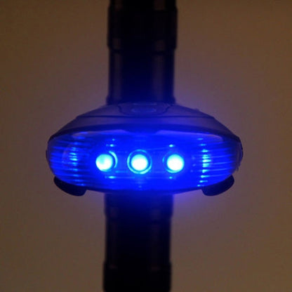 Feu arrière de vélo 5 LED 2 lasers