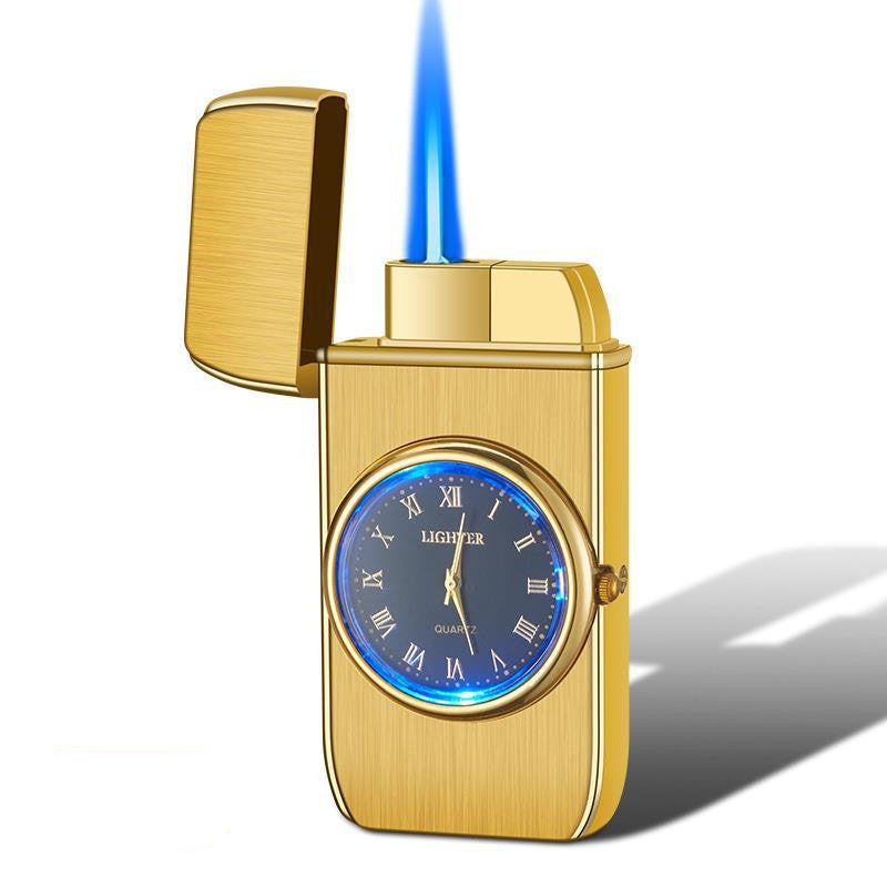 Nouvelle montre avec briquet torche coupe-vent gonflable léger