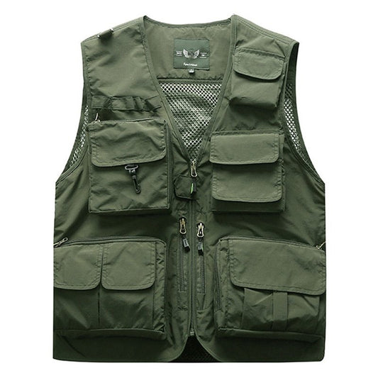 Gilet de pêche multi-poches