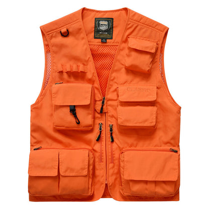 Gilet de pêche multi-poches