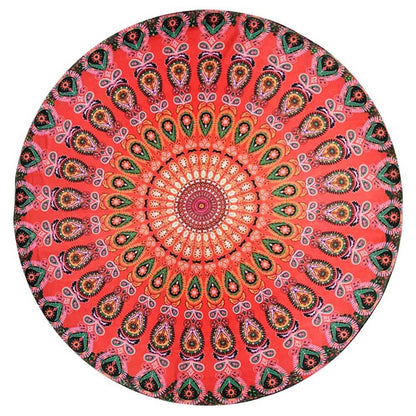 Tapisserie mandala foulard rond