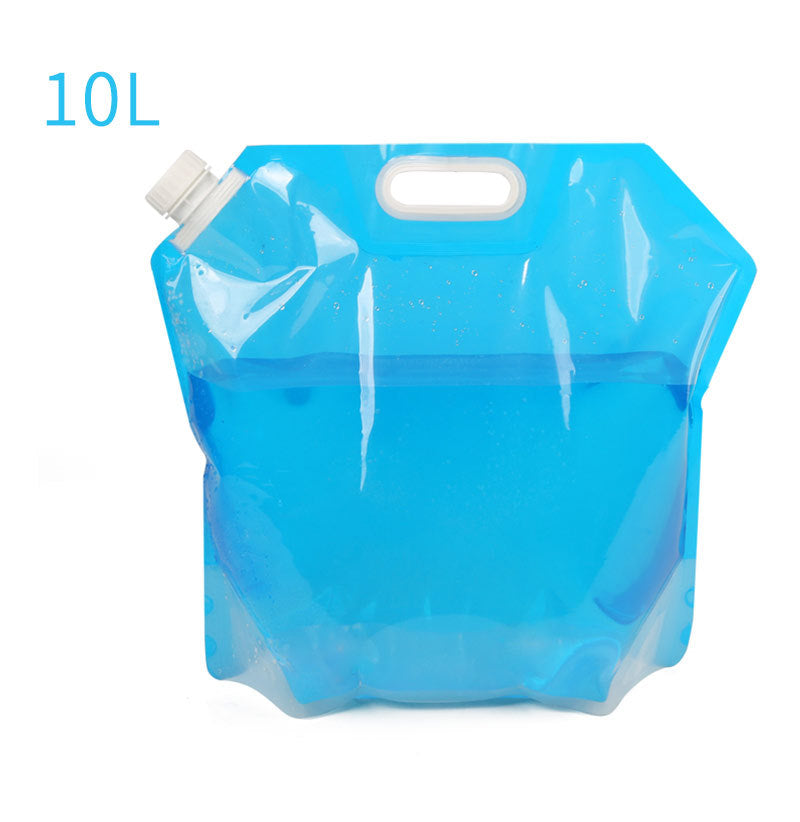 Conteneur de sacs d'eau portables pliables en PVC pour camping en plein air et randonnée