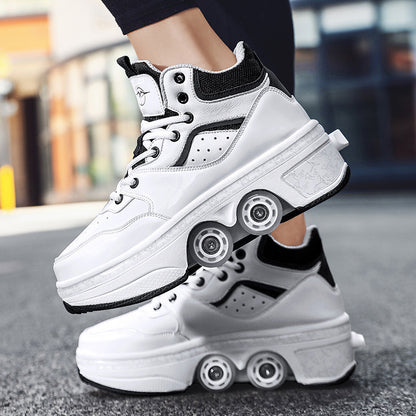 Patins à roulettes rétractables minimalistes à la mode pour femmes