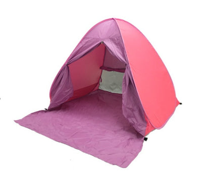 Tente d'abri solaire anti-UV pop-up pour plage, camping en plein air, randonnée, voyage, transport facile, pièces portables 