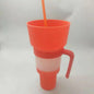 Snack With Handle Straw Cup Kitchen Gadgets