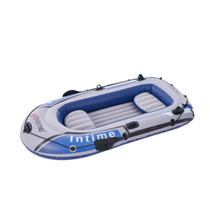 Sports nautiques en plein air deux kayaks gonflables, bateau radeau