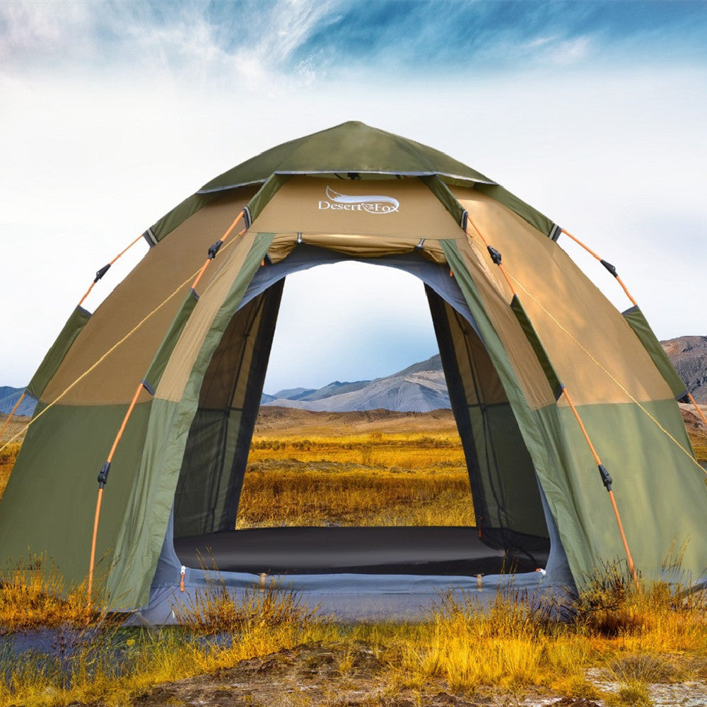 Fully Automatic Hexagonal Speed-opening Rainstorm-proof Camping Tent