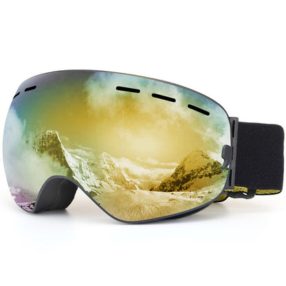 Grand miroir sphérique enduit, lunettes de myopie à la cocaïne coupe-vent, lunettes de ski HX18 Edge