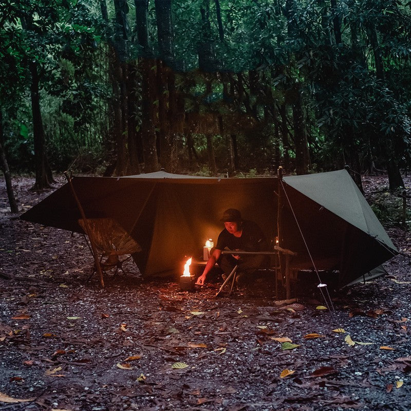 Auvent de loisirs pour barbecue de camping résistant au soleil et à la pluie