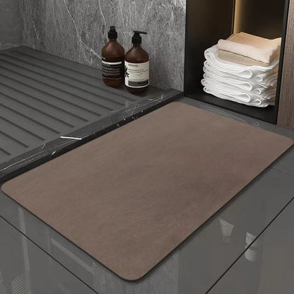 Modern Simple Soft Diatom Ooze Floor Mat Bathroom Absorbent Easy-to-dry Foot Mat Bathroom Stain-resistant Non-slip Mat