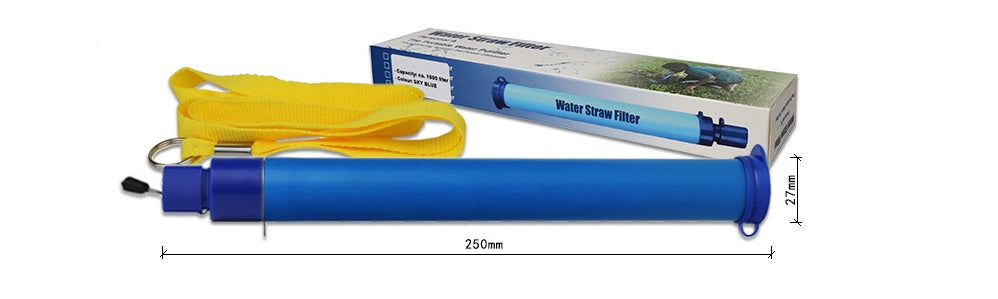 A-type camping wild drink outdoor water purification straw