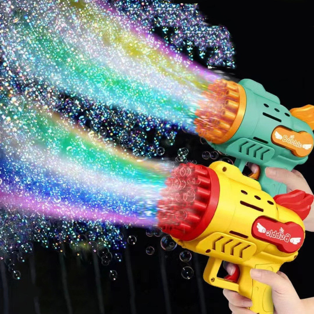 Pistolet à bulles lumineux Gatling Electric Petits jouets pour enfants