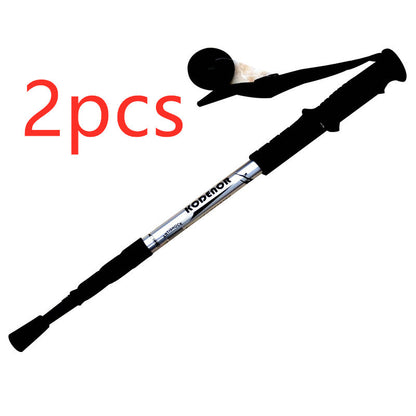 Three-section Four-section Straight Handle T Curved Handle Cane Crutches Hiking Stick