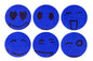 Autocollant anti-moustique sourire d'été, anti-moustique de dessin animé, anti-moustique, autocollant anti-moustique, 6 pièces de couleur aléatoire