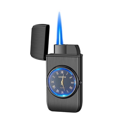 Nouvelle montre avec briquet torche coupe-vent gonflable léger