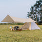 Tente d'intérieur en tissu Oxford imperméable à la pluie pour camping Pyramid