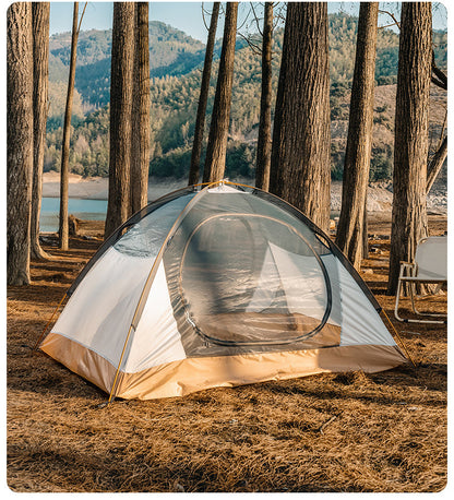 Tente de camping simple et double portable pour l'extérieur