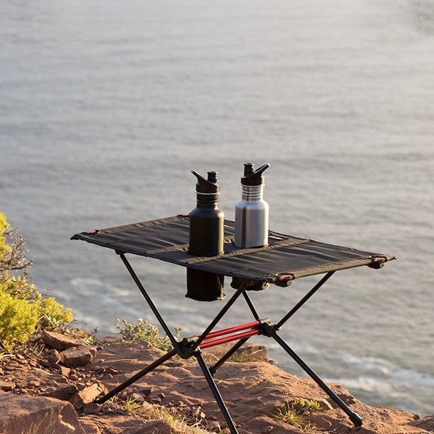 Table de camping en plein air portable en alliage d'aluminium pour thé sauvage