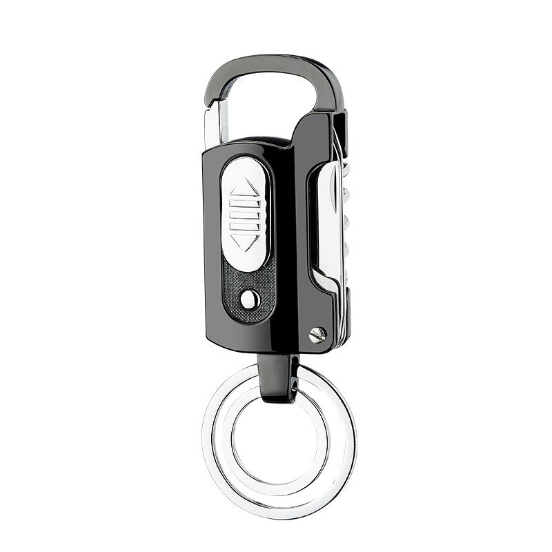 Porte-clés multifonctionnel Chargeur Briquet Mini-allume-cigare portable Camping sauvage