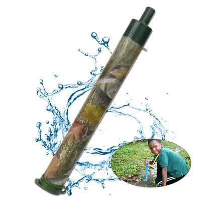 Paille de purification d'eau en plein air pour boisson sauvage de camping de type A 