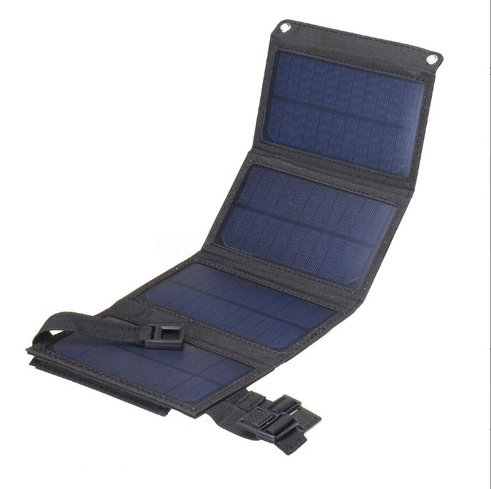 Le panneau solaire pliable est portable