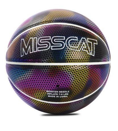 Jeu de basket-ball fluorescent lumineux et brillant pour la nuit