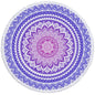 Round Printed Bath Towel Beach Towel Yoga Mat