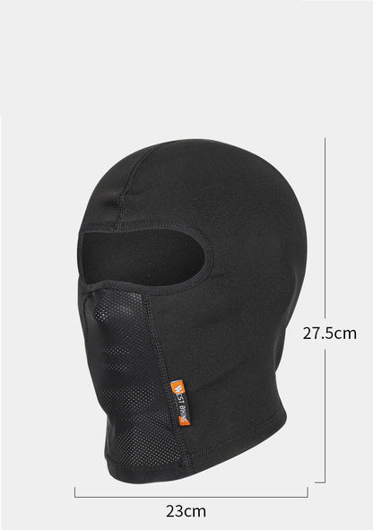 Polaire de ski avec trou pour lunettes Casque de moto Masque de vélo