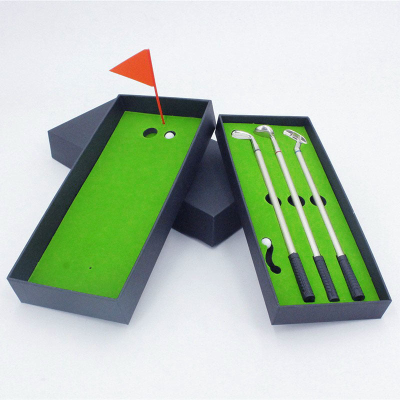 Ensemble de stylos à bille en métal pour mini-golf de bureau