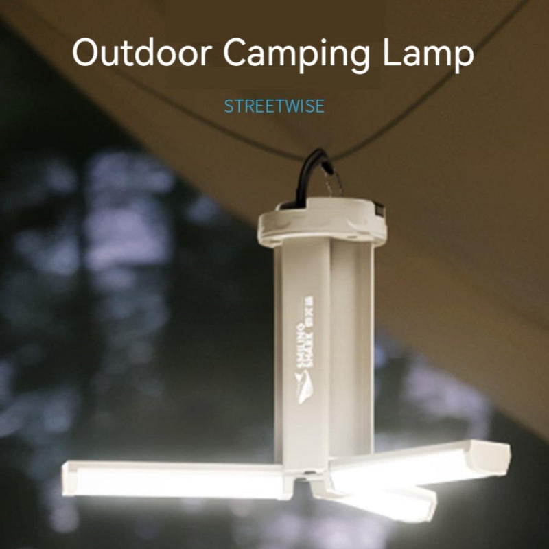 Lampe de camping super lumineuse avec aimant de charge pour tente de camping