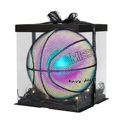 Jeu de basket-ball fluorescent lumineux et brillant pour la nuit