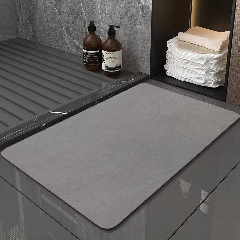 Modern Simple Soft Diatom Ooze Floor Mat Bathroom Absorbent Easy-to-dry Foot Mat Bathroom Stain-resistant Non-slip Mat