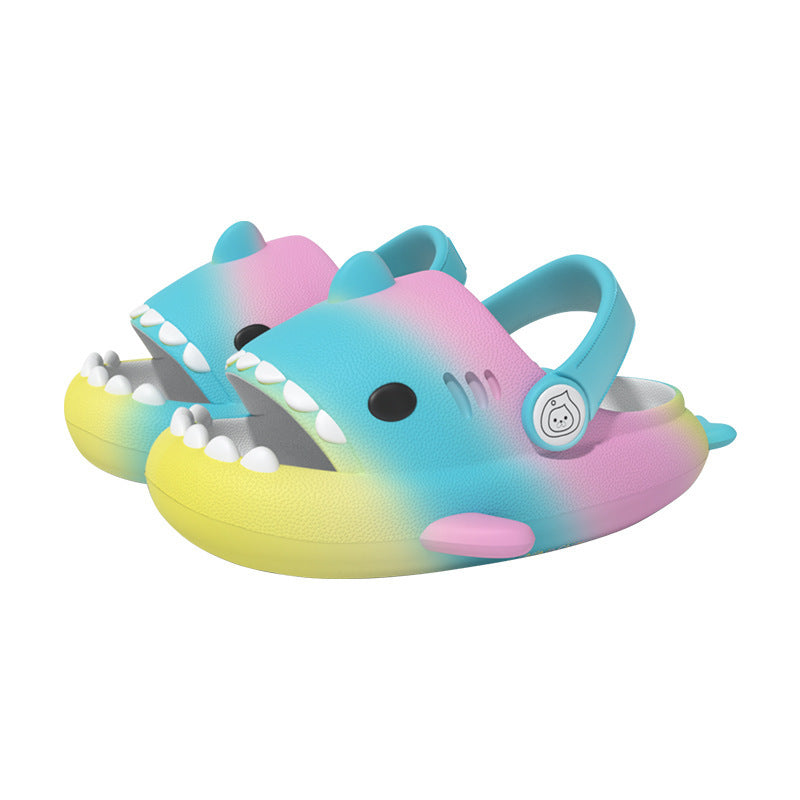 Sandales et pantoufles pour enfants Rainbow Shark