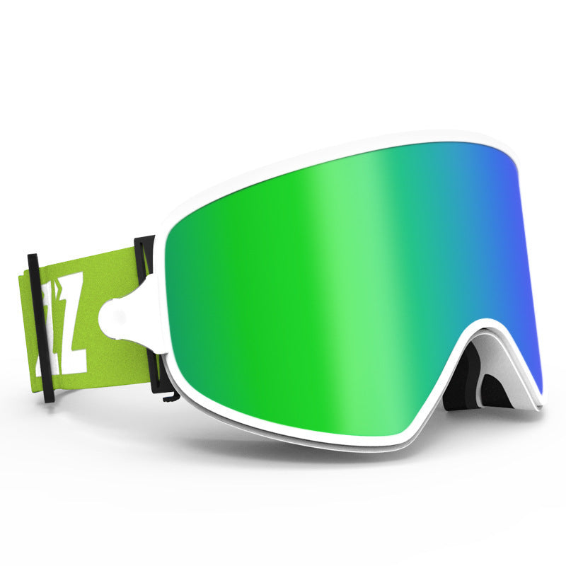 Lunettes de ski à vision nocturne avec aimant pour myopie