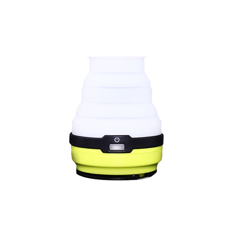 Lampe de camping multifonctionnelle solaire en silicone