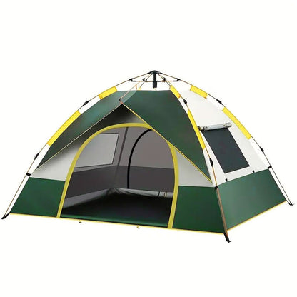 Tente de camping en plein air 3-4 personnes Ouverture automatique rapide