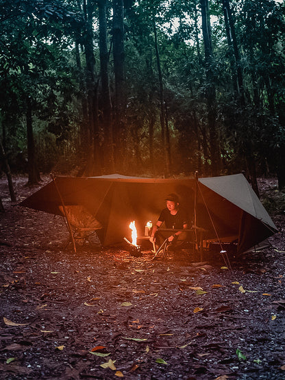 Auvent de loisirs pour barbecue de camping résistant au soleil et à la pluie