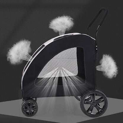 Pet Stroller Medium To Large Dogs Elderly Dog Disabled Walking Cat Out Lightweight Portable Foldable Dog Walking Car