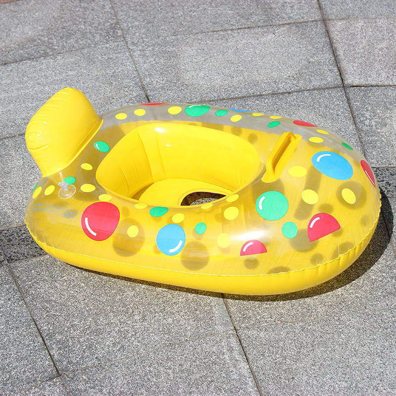 Water Inflatable Baby Day Cruiser Water Seat Boat Babies' Swimming Ring Children's Seat Ring Inflatable Swimming Pool