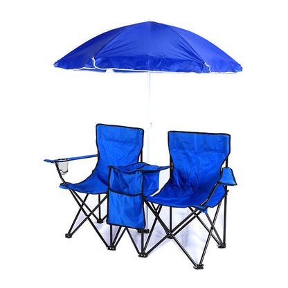 Chaise pliante de camping portable double pour extérieur