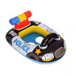 Anneau de natation gonflable en PVC pour voiture de police pour enfants