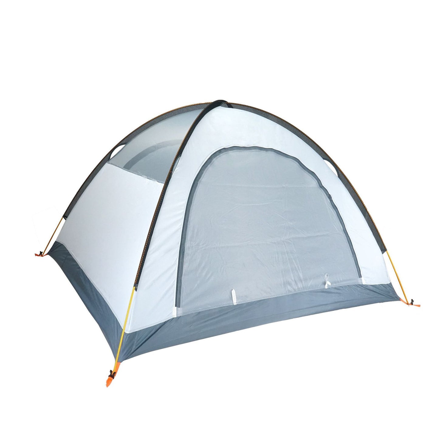 Tente de camping à poteaux en aluminium triple, double et double porte