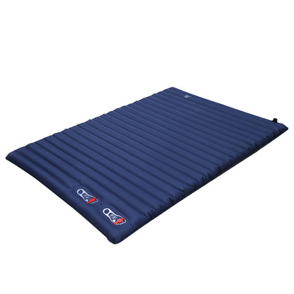 Matelas de couchage à air épais pour camping Coussin gonflable double automatique pour les pieds résistant à l'humidité