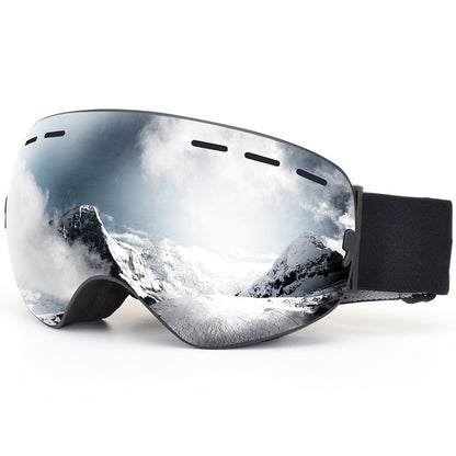 Grand miroir sphérique enduit, lunettes de myopie à la cocaïne coupe-vent, lunettes de ski HX18 Edge