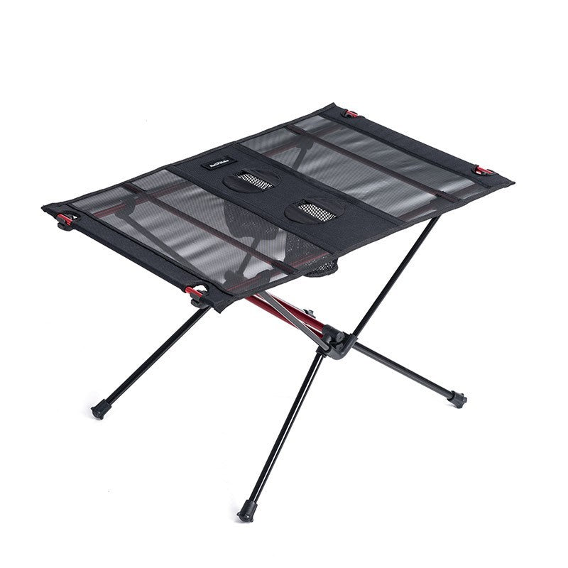 Table de camping en plein air portable en alliage d'aluminium pour thé sauvage