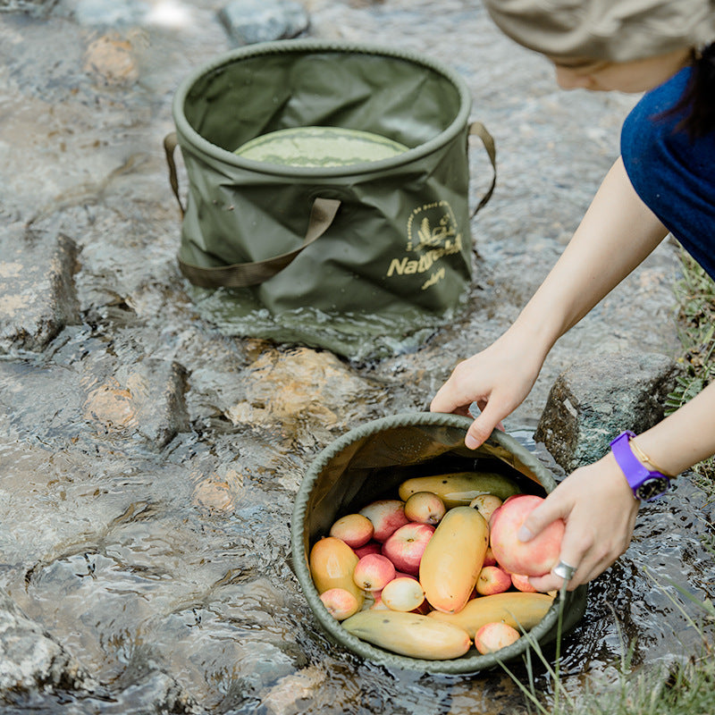 Bucket Outdoor Travel Camping Portable Water Basin Water Storage Bucket