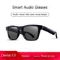 Lunettes intelligentes Casque technologique noir Lunettes de soleil Bluetooth