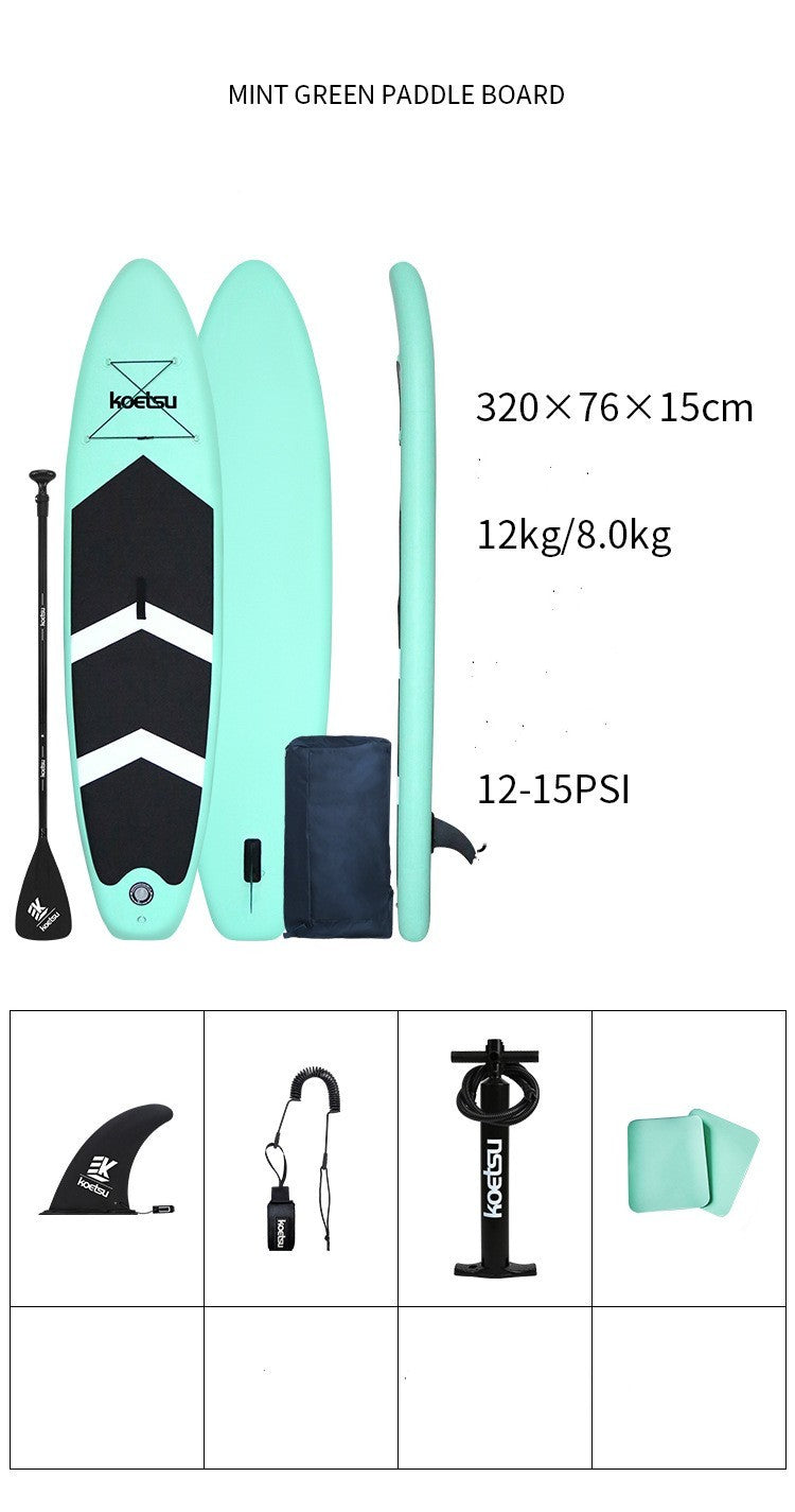 Paddleboard Stand Up Paddleboard Planche de surf pour débutants Ski nautique Planche à pagaie gonflable